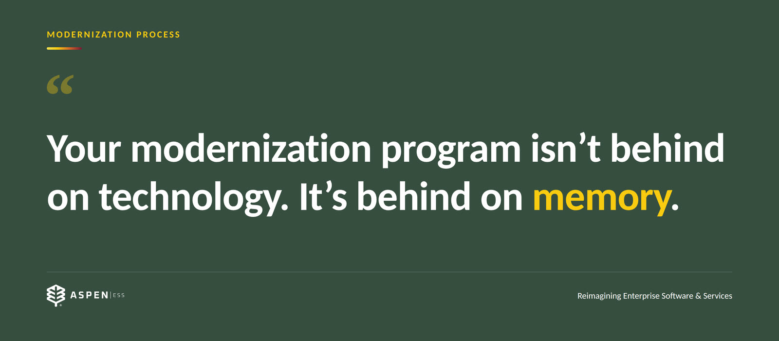 Why Legacy Modernization Keeps Failing